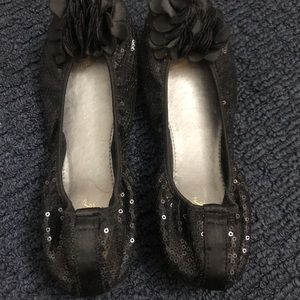 Wanted Shoes 8 1/2 - Gangster Black Sequin